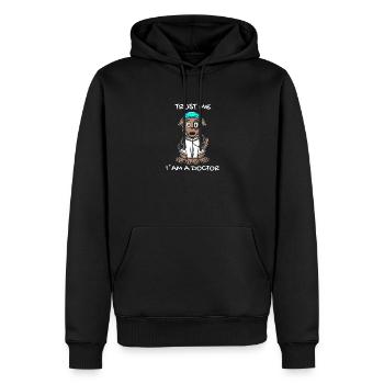 Vétérinaire vétérinaire vétérinaire cadeau de médecine vétérinaire - Sweat à capuche Premium bio Homme - noir - Devant - Nico (187cm)