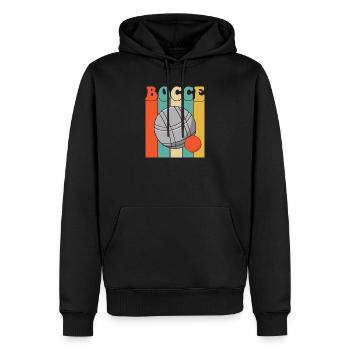 Bocce Spruch Bocce Ball mit Jack Bocci Game Bocce - Männer Premium Bio Hoodie - Schwarz - Vorne - Nico (187cm)