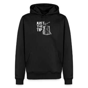 Axtwerfen Nur Die Spitze Axtflüsterer Vintage - Männer Premium Bio Hoodie - Schwarz - Vorne - Nico (187cm)