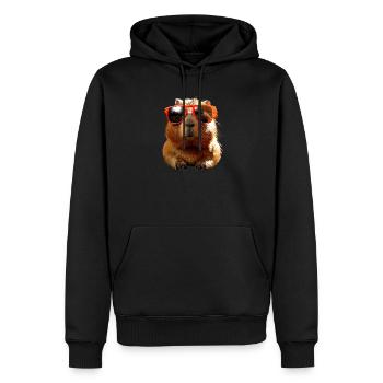 Capybara Sonnenbrille Be Capy Wasserschwein Nager - Männer Premium Bio Hoodie - Schwarz - Vorne - Nico (187cm)