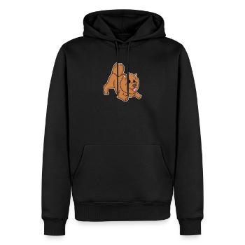 Chow Chow Dog Races Chiens Chiens - Sweat à capuche Premium bio Homme - noir - Devant - Nico (187cm)