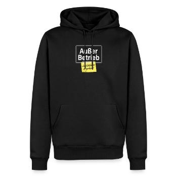 Außer Betrieb Geduldsfaden Gerissen Geduld Büro - Männer Premium Bio Hoodie - Schwarz - Vorne - Nico (187cm)