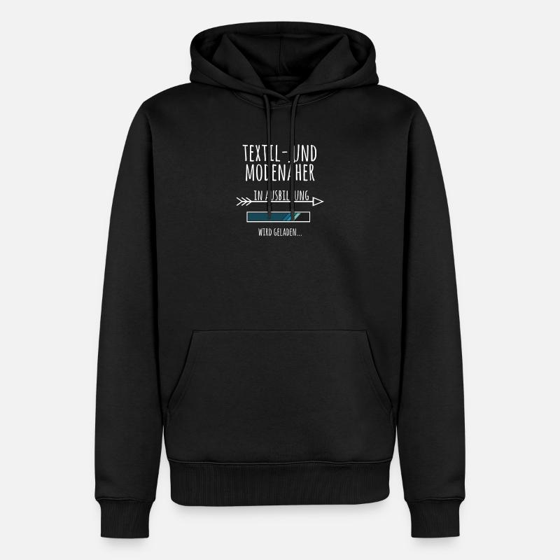 Textil und Modenäher Ausbildung Beruf Geschenk - Männer Premium Bio Hoodie - Schwarz