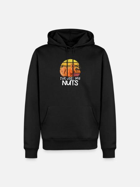 I 've lost my nuts - Männer Premium Bio Hoodie - Schwarz