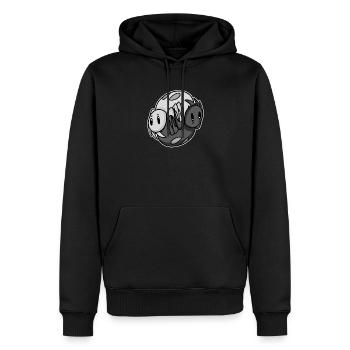 Yin Yang Spinne - Männer Premium Bio Hoodie - Schwarz - Vorne - Nico (187cm)