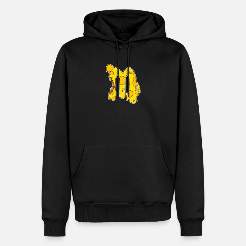 Sternzeichen Jungfrau Symbol - Männer Premium Bio Hoodie - Schwarz