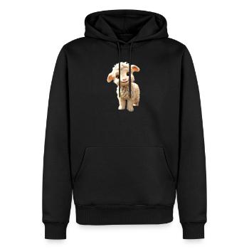 Schaf Lamm Mäh Schäfchen Schäfer Süße Schafe Schaf - Männer Premium Bio Hoodie - Schwarz - Vorne - Nico (187cm)