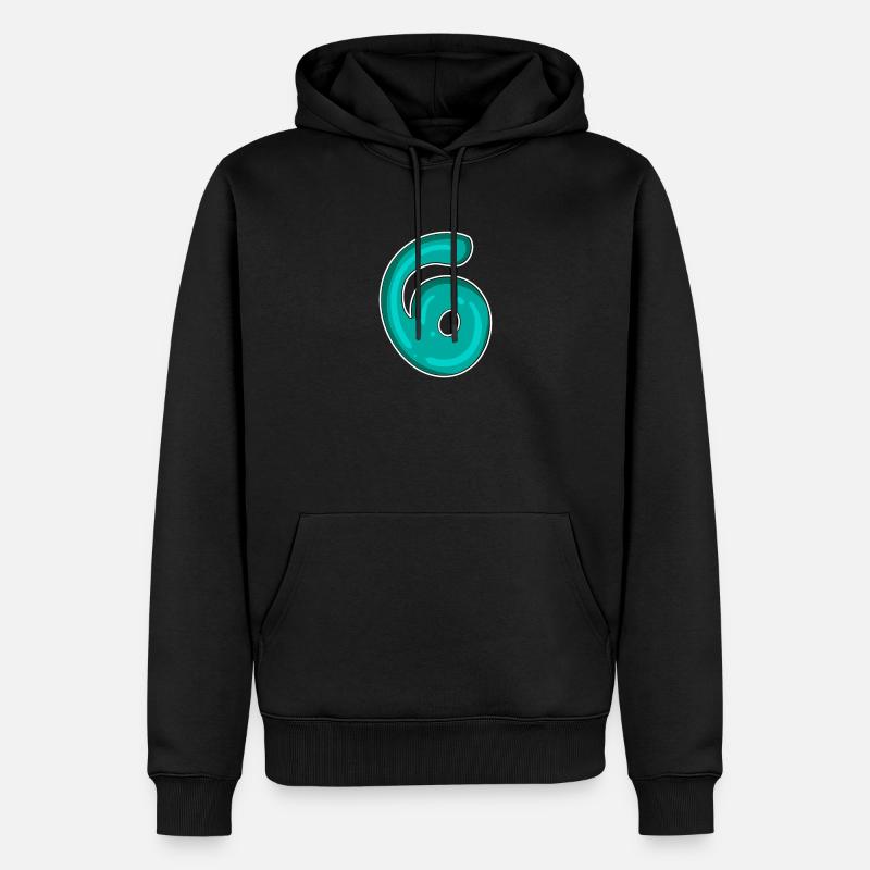 Numéro 6 Numéro - Sweat à capuche Premium bio Homme - noir