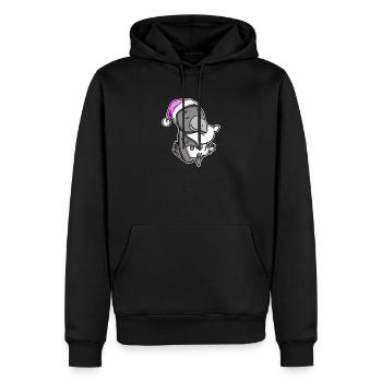 Krähe Müde Ausschlafen Schlafen Mädchen - Männer Premium Bio Hoodie - Schwarz - Vorne - Nico (187cm)