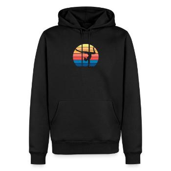 Gymnaste Gymnastique Club de gymnastique Gymnastique Gymnastique - Sweat à capuche Premium bio Homme - noir - Devant - Nico (187cm)