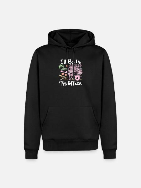 Garten Gartenarbeit - Männer Premium Bio Hoodie - Schwarz