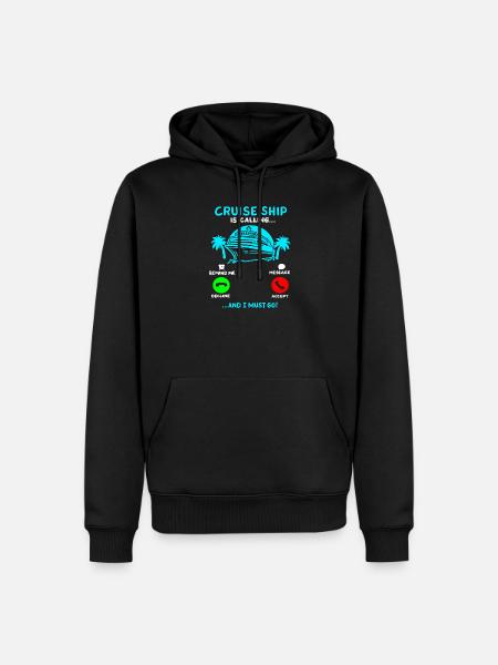 Kreuzfahrt Sommerurlaub - Männer Premium Bio Hoodie - Schwarz