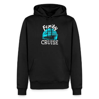 Familie Kreuzfahrt Kreuzfahrtschiff - Männer Premium Bio Hoodie - Schwarz - Vorne - Nico (187cm)