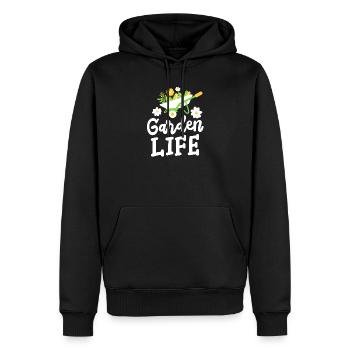 Garten Gartenarbeit - Männer Premium Bio Hoodie - Schwarz - Vorne - Nico (187cm)