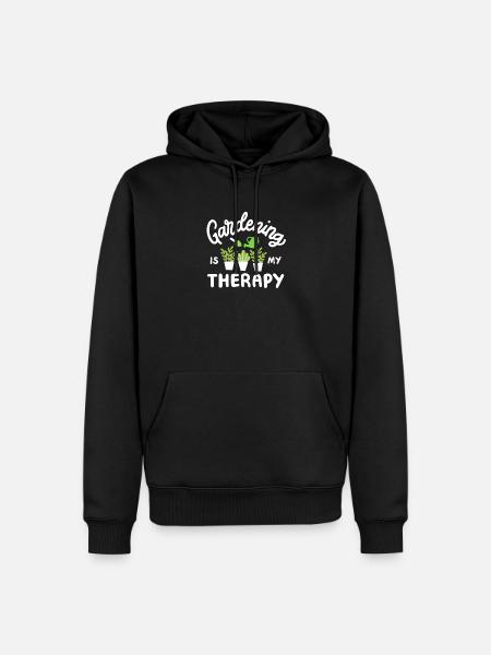Garten Gartenarbeit - Männer Premium Bio Hoodie - Schwarz