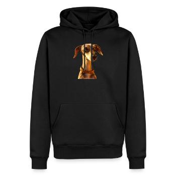 Windhund Hundeliebhaber Jagdhund Liebe Greyhound - Männer Premium Bio Hoodie - Schwarz - Vorne - Nico (187cm)