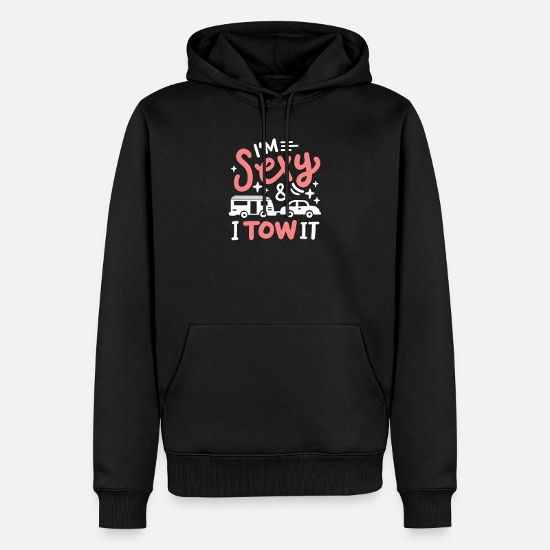 Camping Wohnwagen Camper - Männer Premium Bio Hoodie - Schwarz
