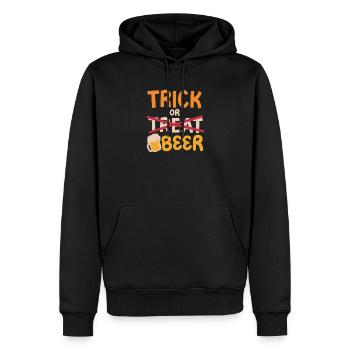 Süßes oder Saures Halloween Bier trinken - Männer Premium Bio Hoodie - Schwarz - Vorne - Nico (187cm)