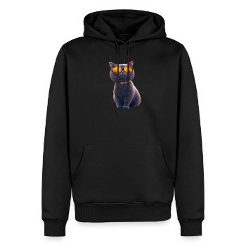 Britisch Kurzhaar Katze BKH Katzenmama Süße Katzen - Männer Premium Bio Hoodie - Schwarz - Vorne - Nico (187cm)