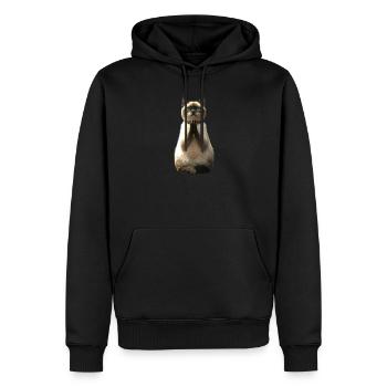 Chat Birman Chat Birman Sacré Chat Birman Mignon Chats Birmans - Sweat à capuche Premium bio Homme - noir - Devant - Nico (187cm)