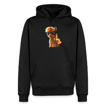 Pony Riding Pony Foal Rider Ponies Riding Pony Farm - Men’s Premium Organic Hoodie - black - Front - Nico (187cm)