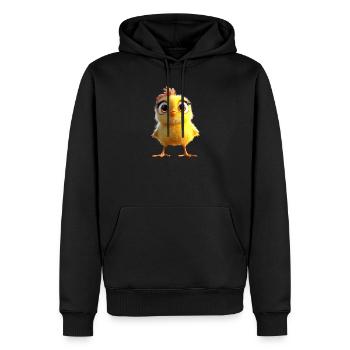 Chicken Chicken Hen Farm Farmer Cute Chickens - Men’s Premium Organic Hoodie - black - Front - Nico (187cm)
