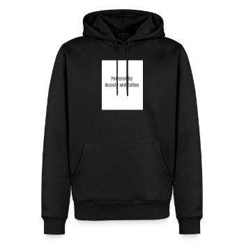 Anxiety + Coffee – Survival Combo - Sweat à capuche Premium bio Homme - noir - Devant - Nico (187cm)