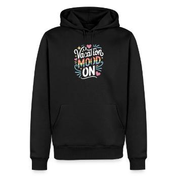 Vacation Mood On Sommer Festival Reise Club Urlaub - Männer Premium Bio Hoodie - Schwarz - Vorne - Nico (187cm)