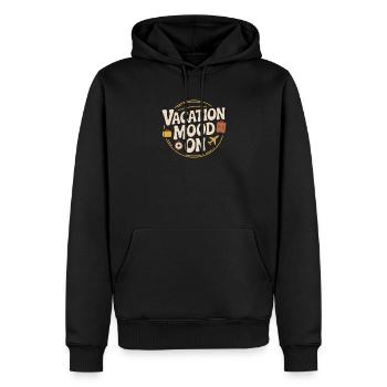 Vacation Mood On Sommer Festival Reise Club Urlaub - Männer Premium Bio Hoodie - Schwarz - Vorne - Nico (187cm)