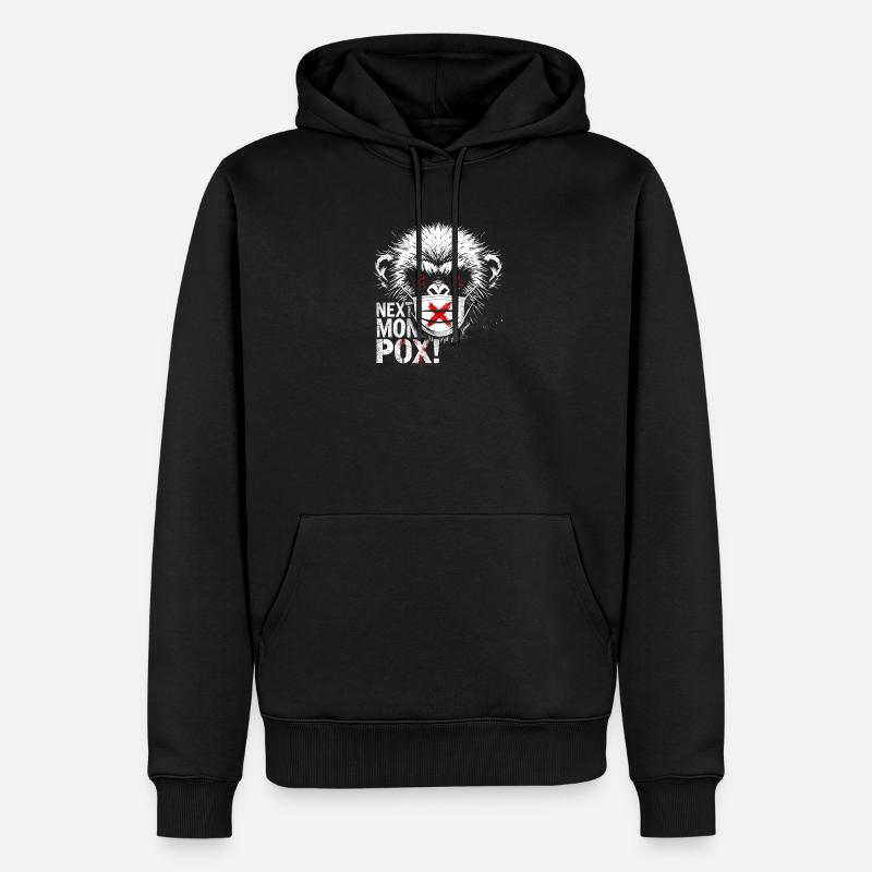 Protest Monkey Face Mask Artwork - Men’s Premium Organic Hoodie - black