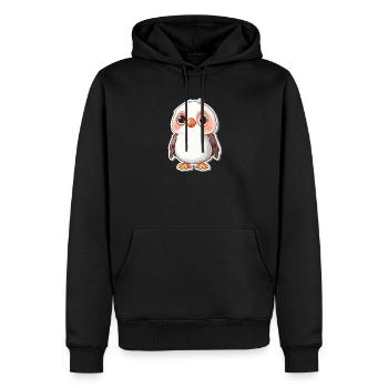 Cacatoès - Sweat à capuche Premium bio Homme - noir - Devant - Nico (187cm)