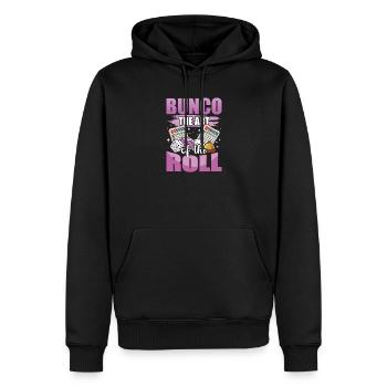 Bunco The Art Of The Roll Dice Games Gift - Men’s Premium Organic Hoodie - black - Front - Nico (187cm)