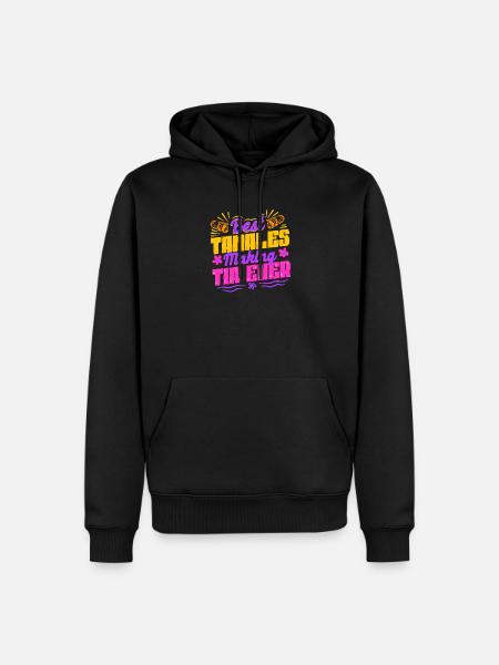 Tamale Best Tamales Making Tia Ever - Men’s Premium Organic Hoodie - black