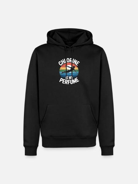 Diving diving board - Men’s Premium Organic Hoodie - black