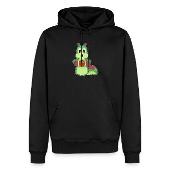 Football américain Caterpillar - Sweat à capuche Premium bio Homme - noir - Devant - Nico (187cm)