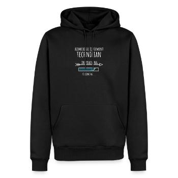 Gift Profession Training Medical Technology Technician - Men’s Premium Organic Hoodie - black - Front - Nico (187cm)