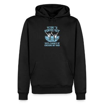 Synchronschwimmen Kunstschwimmen Wassersport - Männer Premium Bio Hoodie - Schwarz - Vorne - Nico (187cm)