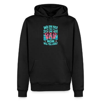 Synchronized swimming Artistic swimming Water sports - Men’s Premium Organic Hoodie - black - Front - Nico (187cm)