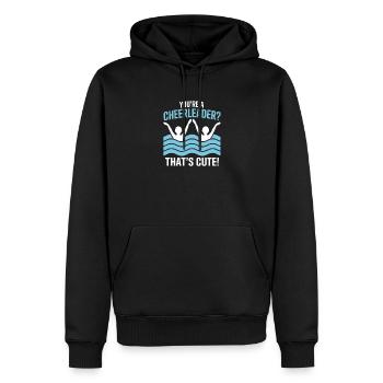 Synchronschwimmen Kunstschwimmen Wassersport - Männer Premium Bio Hoodie - Schwarz - Vorne - Nico (187cm)
