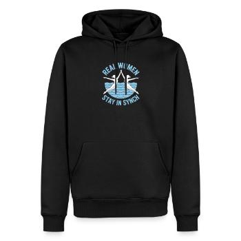 Synchronschwimmen Kunstschwimmen Wassersport - Männer Premium Bio Hoodie - Schwarz - Vorne - Nico (187cm)