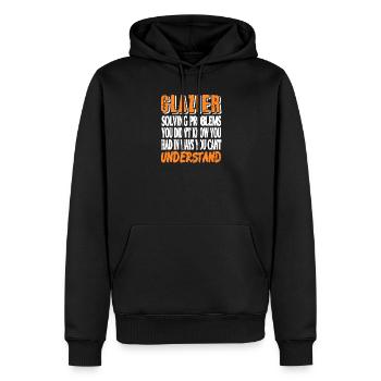 Glazier Nutritional Facts Parody Work Skill Humor - Männer Premium Bio Hoodie - Schwarz - Vorne - Nico (187cm)