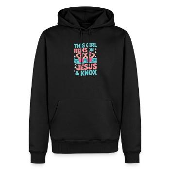 Natation synchronisée Natation artistique Sports nautiques - Sweat à capuche Premium bio Homme - noir - Devant - Nico (187cm)