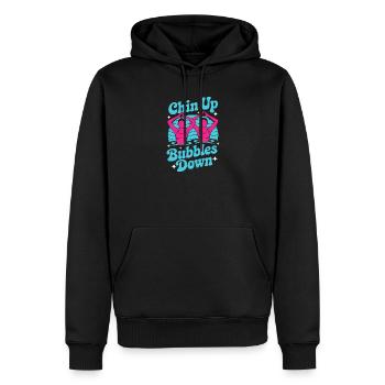 Synchronschwimmen Kunstschwimmen Wassersport - Männer Premium Bio Hoodie - Schwarz - Vorne - Nico (187cm)