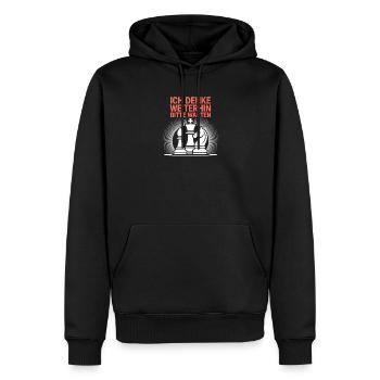 Chess Master Chess Player Chess Gift - Men’s Premium Organic Hoodie - black - Front - Nico (187cm)