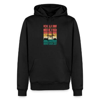 Accessoires de pilote de drone Drone Pilote de drone Cadeau - Sweat à capuche Premium bio Homme - noir - Devant - Nico (187cm)