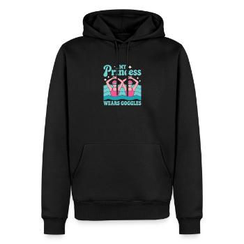 Synchronschwimmen Kunstschwimmen Wassersport - Männer Premium Bio Hoodie - Schwarz - Vorne - Nico (187cm)