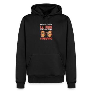 Anstaltsleitung Chef Leitung - Männer Premium Bio Hoodie - Schwarz - Vorne - Nico (187cm)