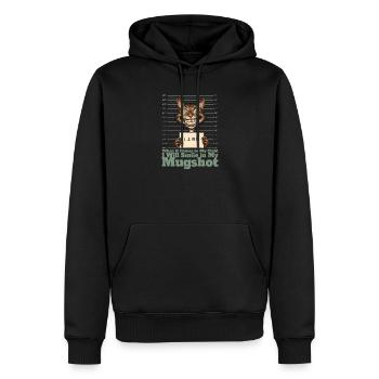 Funny Sarcasm When It Comes to My Child Cat Lover - Men’s Premium Organic Hoodie - black - Front - Nico (187cm)