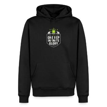 Drôle de développé couché Meme Spot Me Bro Powerlifting - Sweat à capuche Premium bio Homme - noir - Devant - Nico (187cm)