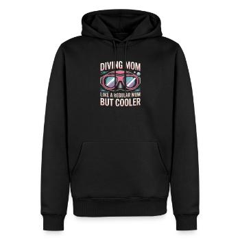 Tauchen Spruch Mama Lustiges Tauchen Geschenk - Männer Premium Bio Hoodie - Schwarz - Vorne - Nico (187cm)